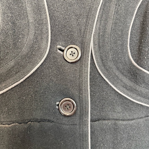 MaxMara Elegant Black Women's Coat size 4 - Picture 5 of 15